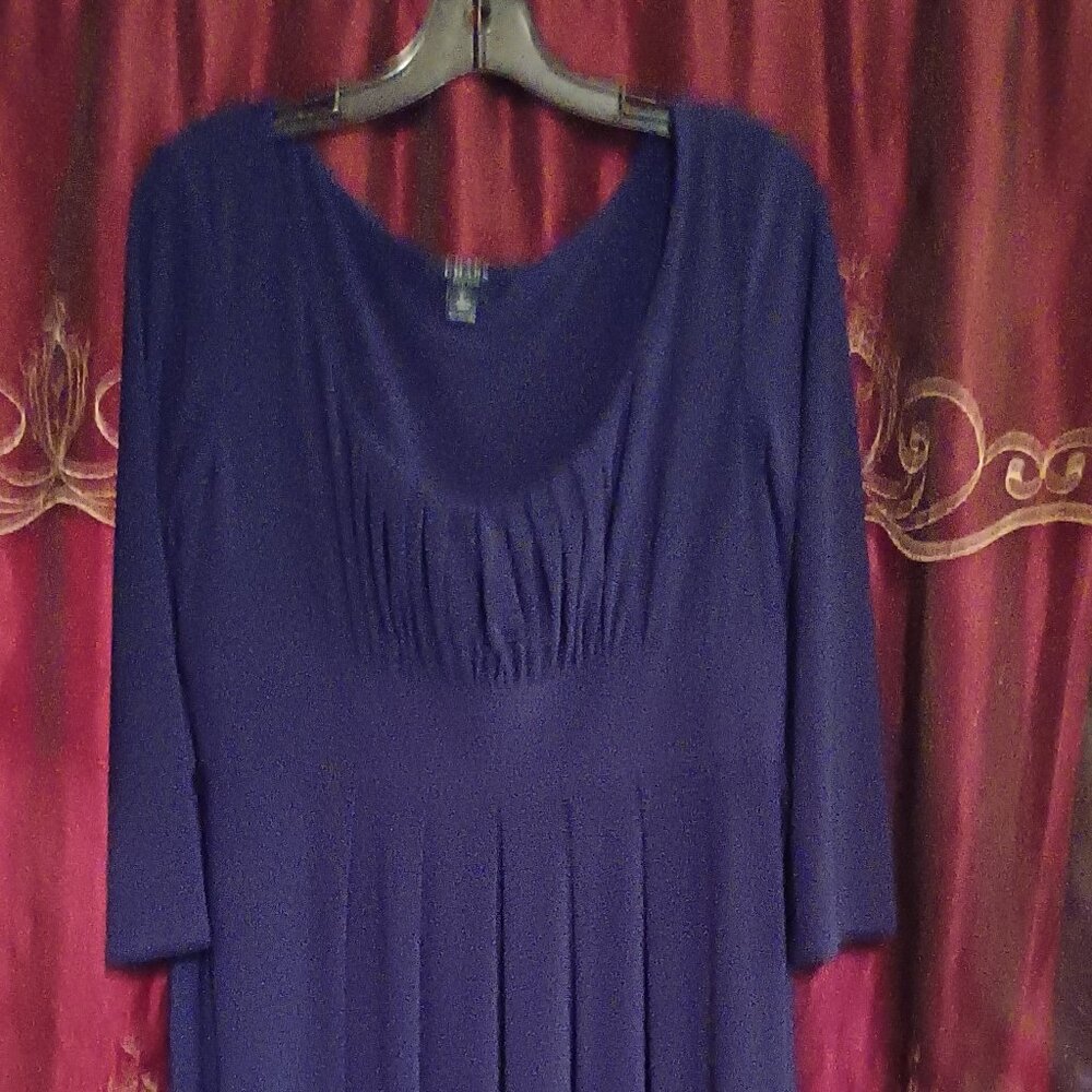 CHAPS PURPLE DRESS SIZE LARGE